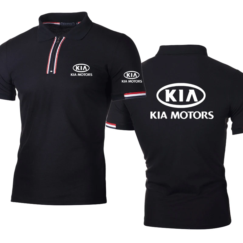 NEW Summer Men's short sleeve KIA Car Logo Printing High Quality Cotton Casual Solid color Striped Harajuku Men's clothes
NEW Summer Men's short sleeve KIA Car Logo Printing High Quality Cotton Casual Solid color Striped Harajuku Men's clothes