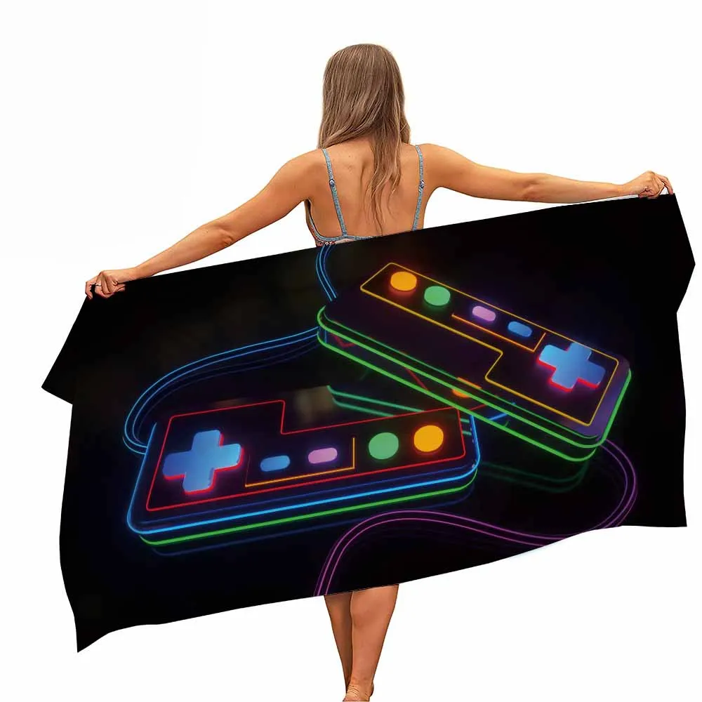 Game Handle Microfiber Beach Towel Portable Quick Fast Dry Sand Outdoor Travel Swim Blanket Thin Home Decoration Boys Girls Gift
Game Handle Microfiber Beach Towel Portable Quick Fast Dry Sand Outdoor Travel Swim Blanket Thin Home Decoration Boys Girls Gift