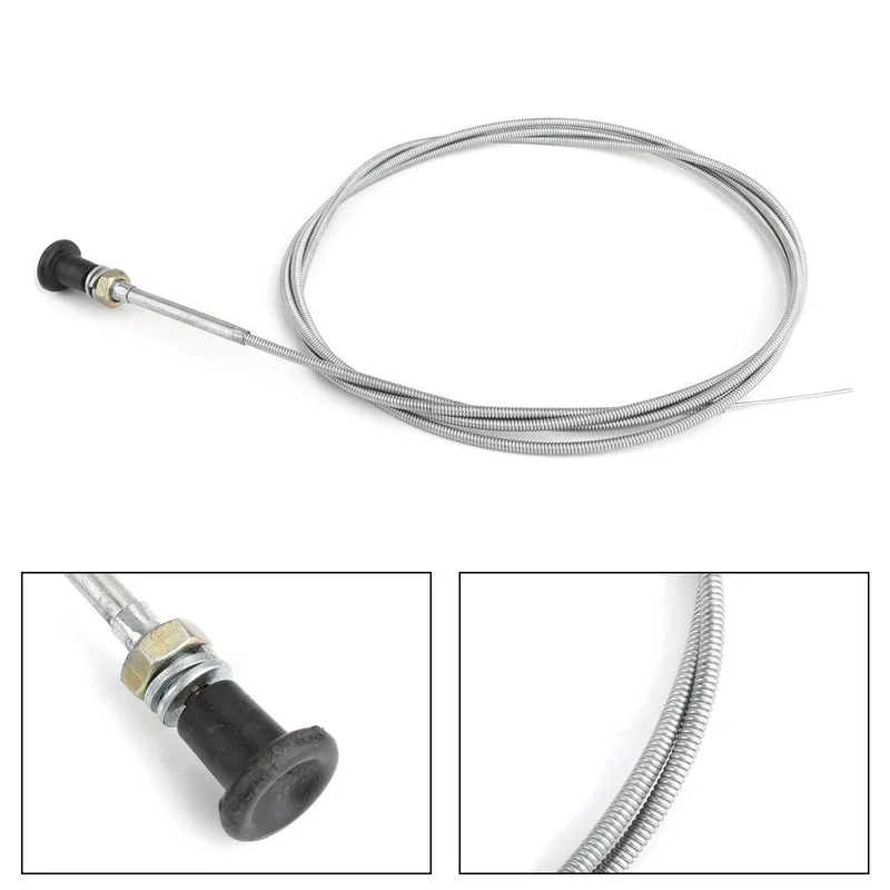 Universal Throttle Cable Push Pull Choke Cable 96" for Oregon Conduit Go Kart Lincoln F162 F163 Stens used on Tractors Go Carts
Universal Throttle Cable Push Pull Choke Cable 96" for Oregon Conduit Go Kart Lincoln F162 F163 Stens used on Tractors Go Carts