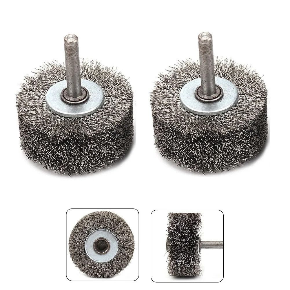 2Pcs 50x25mm Stainless Steel Wire Brush Wheel Rotary Tool For Wood Metal Rust Removal Polishing Grinding Power Tools
2Pcs 50x25mm Stainless Steel Wire Brush Wheel Rotary Tool For Wood Metal Rust Removal Polishing Grinding Power Tools