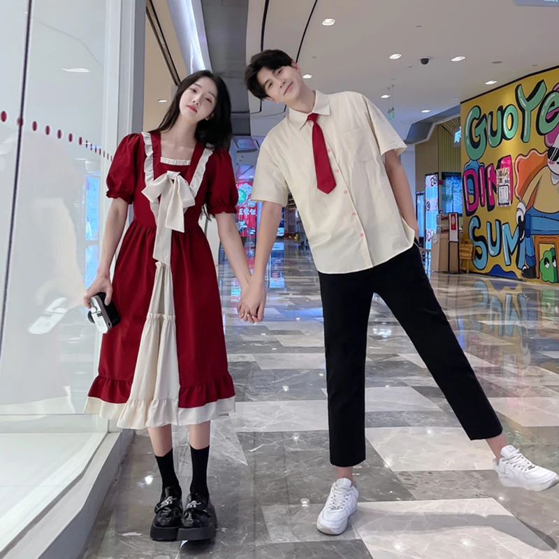 Women French Fairy Preppy Style Dress Sailor Collar Summer A-line Korean Fashion Bow Teen Girl Sweet Short Sleeve Simple Vestido
Women French Fairy Preppy Style Dress Sailor Collar Summer A-line Korean Fashion Bow Teen Girl Sweet Short Sleeve Simple Vestido