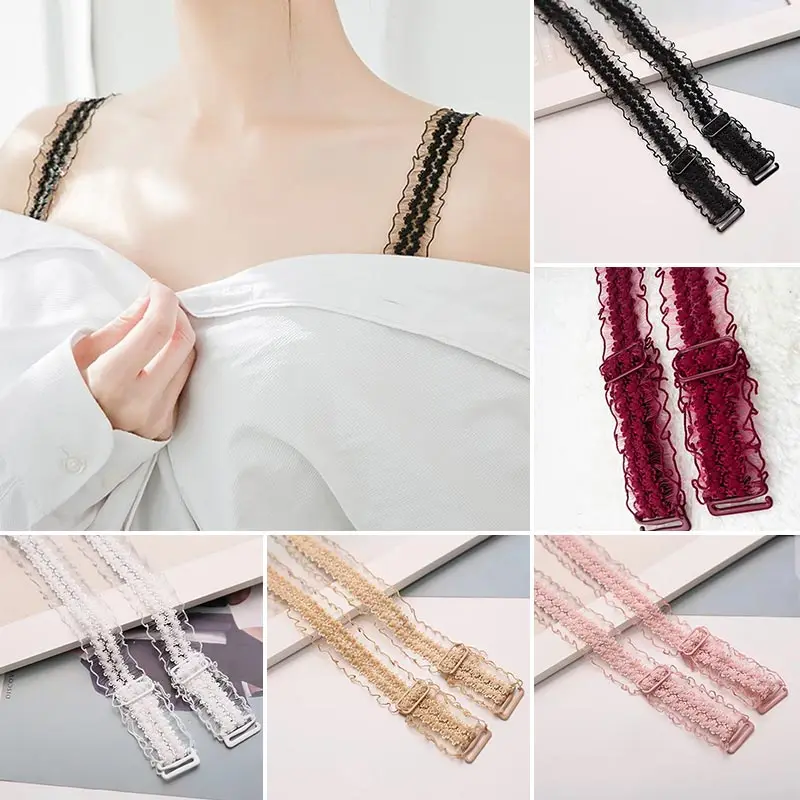Sexy Flower Lace Bra Strap Adjustable Underwear Brassiere Bra Accessories Women Elastic Off Shoulder Strap Sweet Ruffle Edge
Sexy Flower Lace Bra Strap Adjustable Underwear Brassiere Bra Accessories Women Elastic Off Shoulder Strap Sweet Ruffle Edge