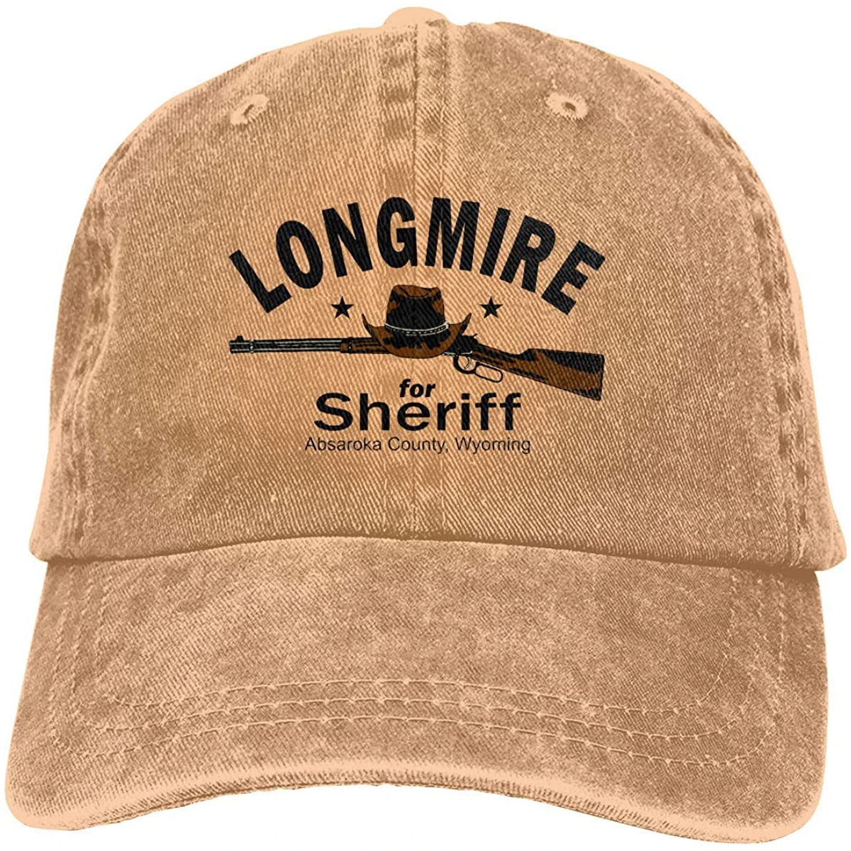Longmire for Sheriff Unisex Classic American Style Printing Adjustable Denim Cowboy Hat
Longmire for Sheriff Unisex Classic American Style Printing Adjustable Denim Cowboy Hat