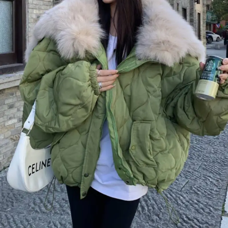 Large Lapel Cotton Jacket Women Autumn Winter Thickened New Cotton Parkas Roupas Femininas Com Frete Gratis Chaqueta Mujer H597
Large Lapel Cotton Jacket Women Autumn Winter Thickened New Cotton Parkas Roupas Femininas Com Frete Gratis Chaqueta Mujer H597