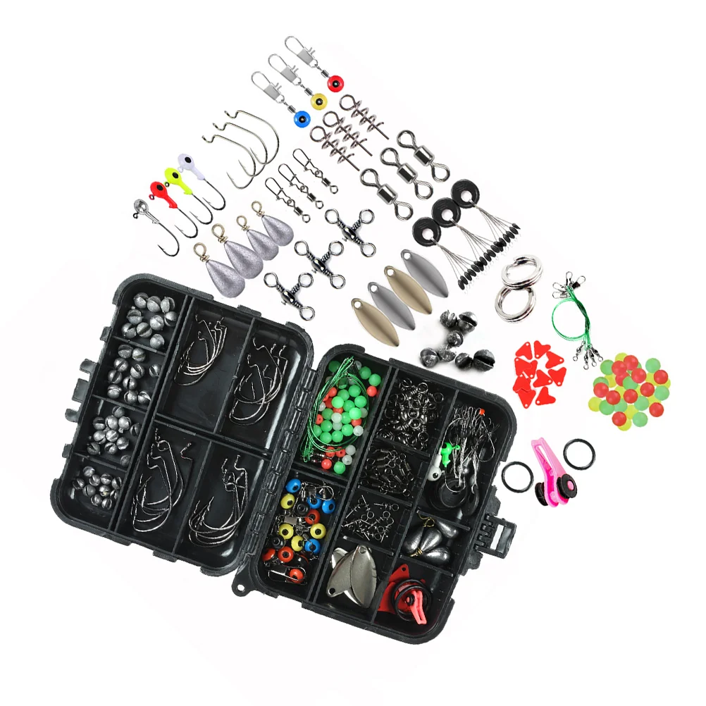 187 Pcs Swivels Fishing Tackle Fishing Starter Kit Fishing Gear Fishing Swivel Snap Fishing Tackle Swivel
187 Pcs Swivels Fishing Tackle Fishing Starter Kit Fishing Gear Fishing Swivel Snap Fishing Tackle Swivel