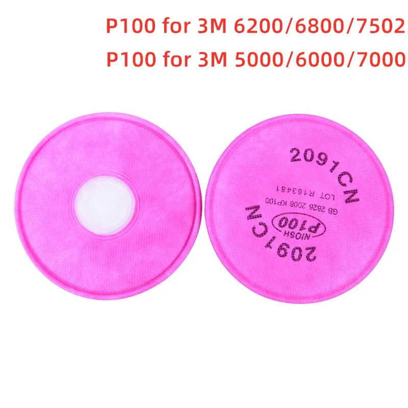 2 PCS 2097/2091 Particulate Filter P100 For 3M 6200/6800/7502/5000/6000/7000 Painting Spray Industry Mask Respirator New
2 PCS 2097/2091 Particulate Filter P100 For 3M 6200/6800/7502/5000/6000/7000 Painting Spray Industry Mask Respirator New