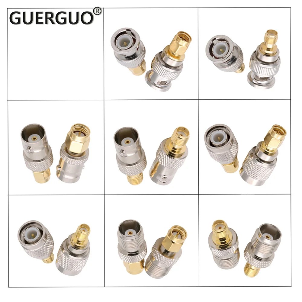 2 pcs/lot 4 Types SMA to BNC / TNC Radio Antenna Connector Adapter RF Coaxial Converter M/F Radio Antenna Adapters Kit Coaxial
2 pcs/lot 4 Types SMA to BNC / TNC Radio Antenna Connector Adapter RF Coaxial Converter M/F Radio Antenna Adapters Kit Coaxial