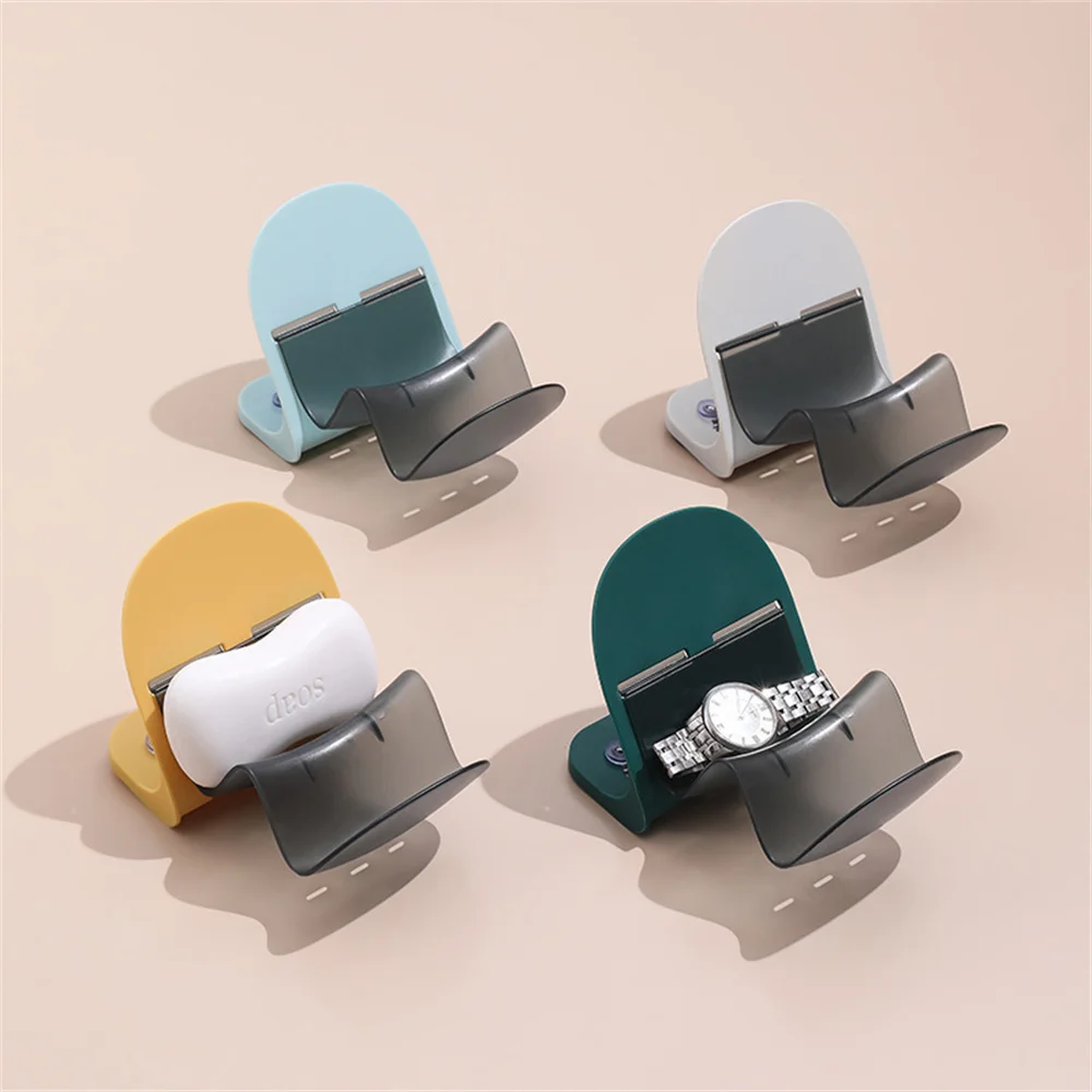 Suction Cup Soap Dish Phone Sponge Holder Household Soap Base Sponge Storage Kitchen Container Rack Bath and Shower Accessory
Suction Cup Soap Dish Phone Sponge Holder Household Soap Base Sponge Storage Kitchen Container Rack Bath and Shower Accessory