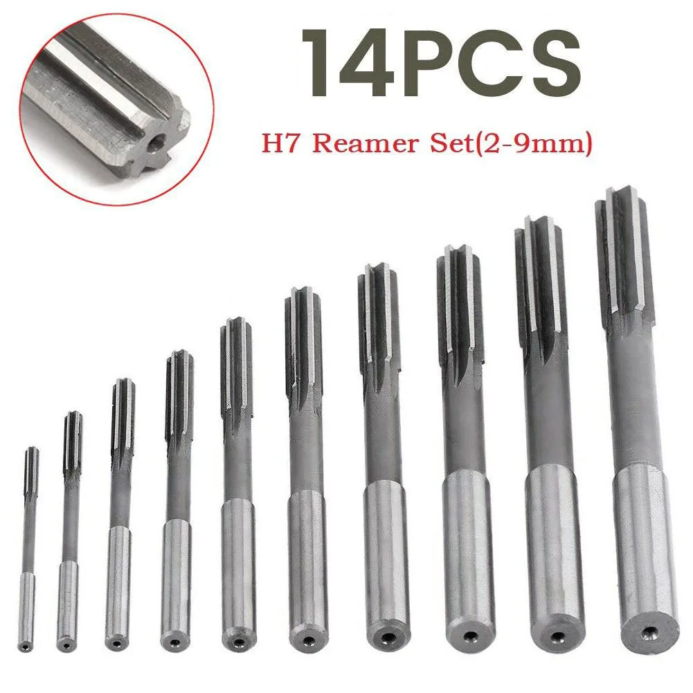 14PCS Machine Reamer Straight Shank Engineering Tools High Speed Steel Plumbing Tool 2/2.5/3/3.5/4/4.5/5/5.5/6/6.5/7/7.5/8/9mm
14PCS Machine Reamer Straight Shank Engineering Tools High Speed Steel Plumbing Tool 2/2.5/3/3.5/4/4.5/5/5.5/6/6.5/7/7.5/8/9mm