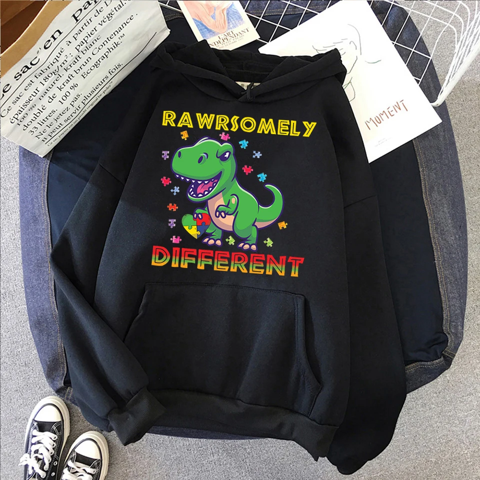 Rawrsomely Different Hoodie Autism Hoodies Women Kawaii Long Sleeve Clothes Autism Awareness Dinosaur Hoodie Harajuku Sweatshirt
Rawrsomely Different Hoodie Autism Hoodies Women Kawaii Long Sleeve Clothes Autism Awareness Dinosaur Hoodie Harajuku Sweatshirt