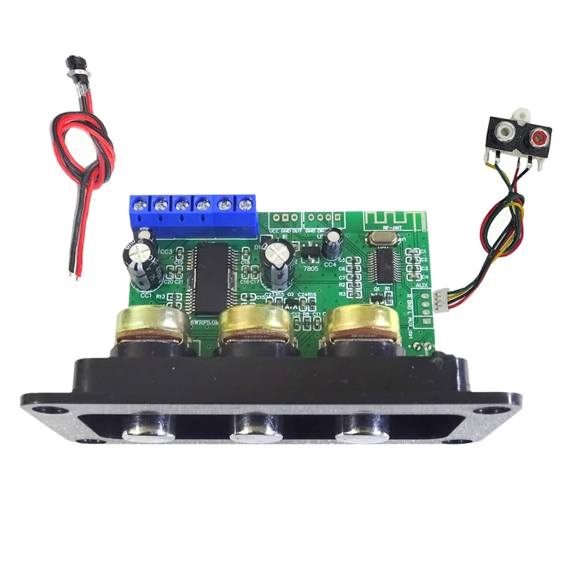 30W Bluetooth Audio Power Amplifier Board With DC Female Cable+AUX Cable Bluetooth5.0 Mono Subwoofer Amplifier Board Kit
30W Bluetooth Audio Power Amplifier Board With DC Female Cable+AUX Cable Bluetooth5.0 Mono Subwoofer Amplifier Board Kit