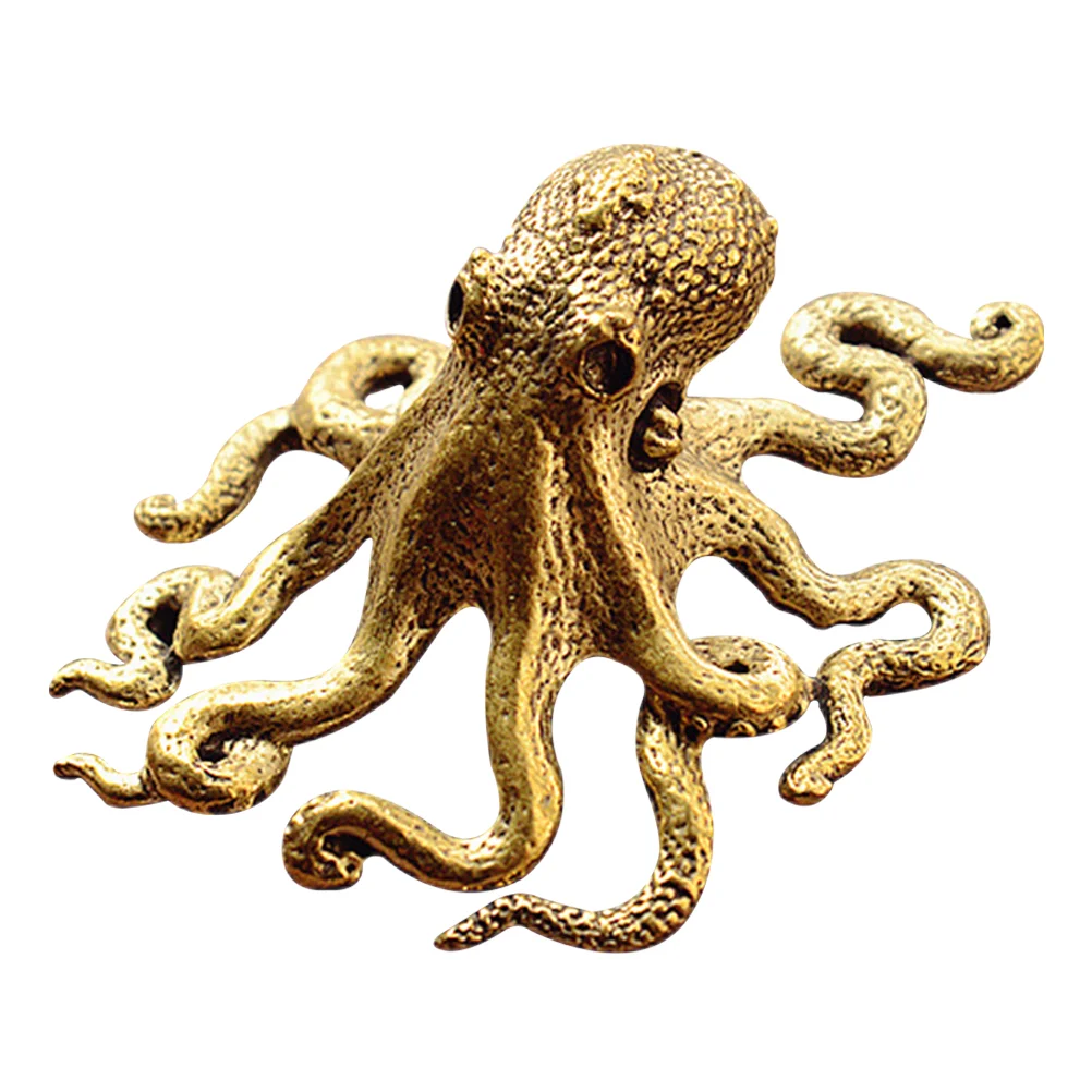 Octopus Sculpture Statue Figurine Animal Shui Feng Chinese Brass Figurines Copper Decor Vintage Luck Ornament Good Wealth
Octopus Sculpture Statue Figurine Animal Shui Feng Chinese Brass Figurines Copper Decor Vintage Luck Ornament Good Wealth