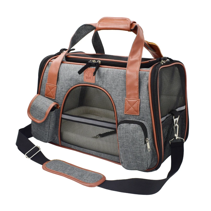 Dog Carrier Travel Car Seat Pet Carriers Portable Backpack Breathable Cat Cage Breathable Small Dog Travel Bag Airplane Approved
Dog Carrier Travel Car Seat Pet Carriers Portable Backpack Breathable Cat Cage Breathable Small Dog Travel Bag Airplane Approved