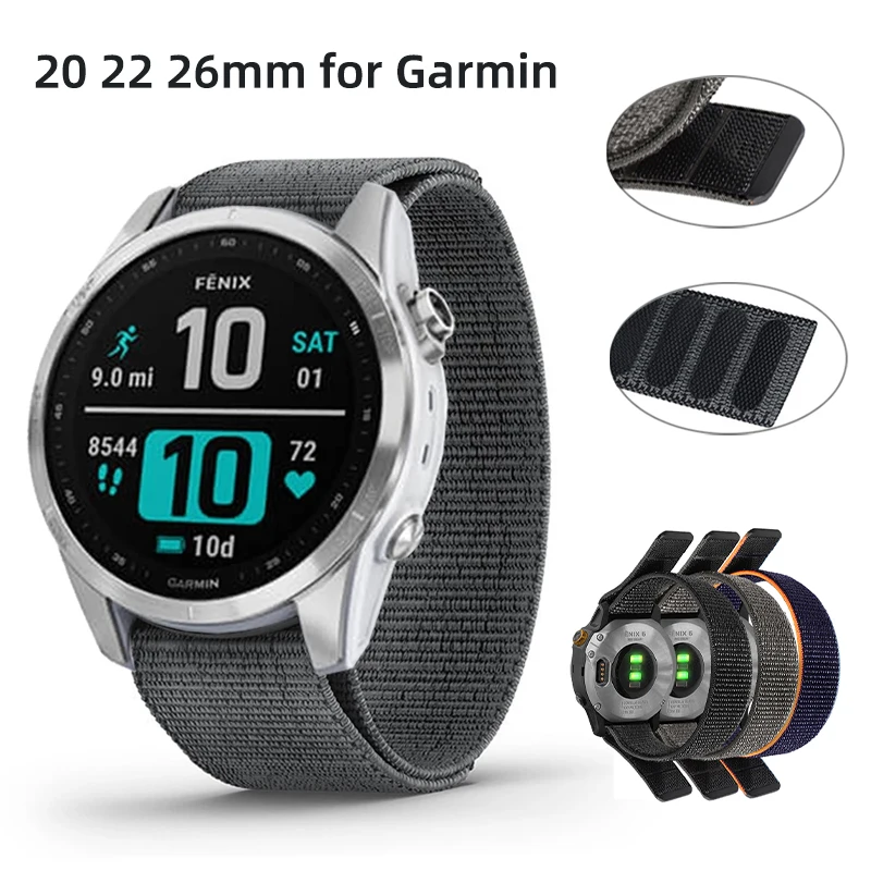 Loop Nylon Strap for Garmin Fenix 7X 6X 5X Hook Watch Band for Garmin Enduro Fenix 6/5 /Instinct Bracelet 20/22mm 26mm Wristband
Loop Nylon Strap for Garmin Fenix 7X 6X 5X Hook Watch Band for Garmin Enduro Fenix 6/5 /Instinct Bracelet 20/22mm 26mm Wristband