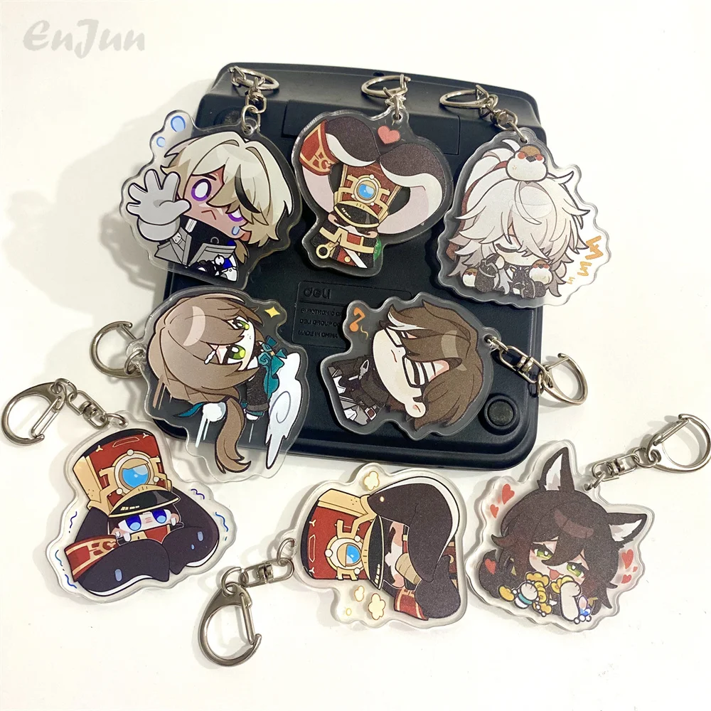 Game Honkai: Star Rail Keychain Tingyun Jing Yuan Welt Yang Qingque Q Version Cartoon Pendant Keyrings Jewelry Accessories Props
Game Honkai: Star Rail Keychain Tingyun Jing Yuan Welt Yang Qingque Q Version Cartoon Pendant Keyrings Jewelry Accessories Props