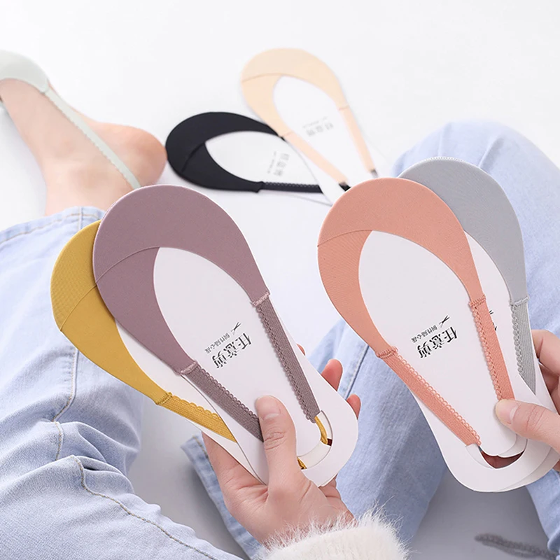Socks Female Ice Silk Summer Thin Invisible High Heels Front Half Palm Japanese Silicone Non-slip Cross Sling Boat Socks
Socks Female Ice Silk Summer Thin Invisible High Heels Front Half Palm Japanese Silicone Non-slip Cross Sling Boat Socks