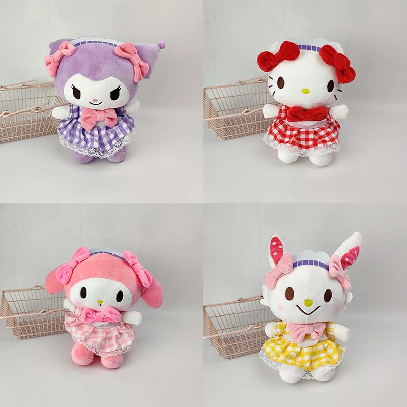 Sanrios Hellokitty Plaid Skirt Plush Doll Kuromi Melody Wish Me Well 20Cm Girls Bedroom Cute Home Decor Soft Stuffed Pillow Gift
Sanrios Hellokitty Plaid Skirt Plush Doll Kuromi Melody Wish Me Well 20Cm Girls Bedroom Cute Home Decor Soft Stuffed Pillow Gift