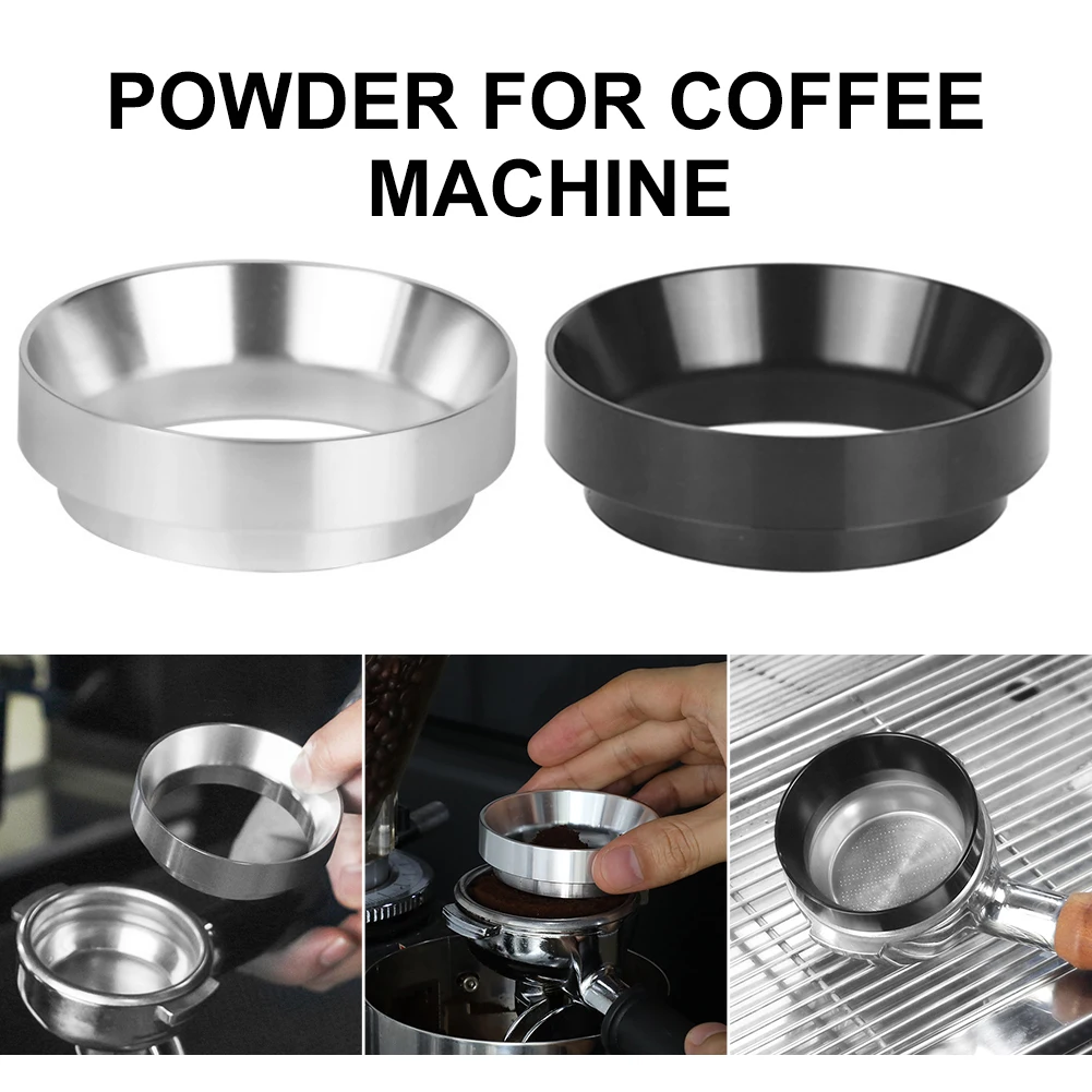 Espresso Dosing Funnel Magnetic Espresso Coffee Dosing Ring Compatible with 51/53/58mm Espresso Portafilter Coffee Powder Tool
Espresso Dosing Funnel Magnetic Espresso Coffee Dosing Ring Compatible with 51/53/58mm Espresso Portafilter Coffee Powder Tool