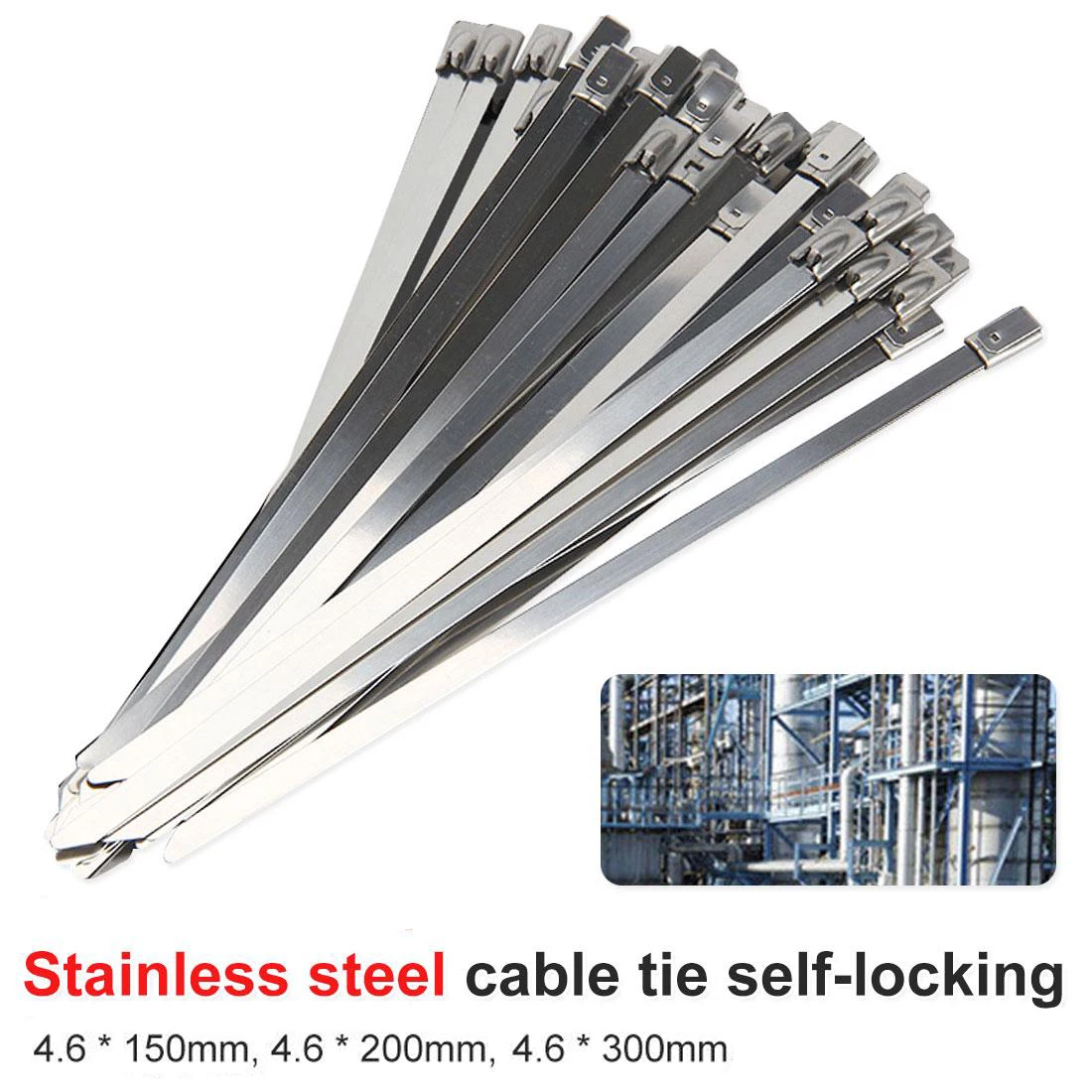 Pack of 50 Stainless Steel Metal Belt Zipper Wrap Coated Locking Metal Zipper Breathable Multifunctional Locking Belt
Pack of 50 Stainless Steel Metal Belt Zipper Wrap Coated Locking Metal Zipper Breathable Multifunctional Locking Belt