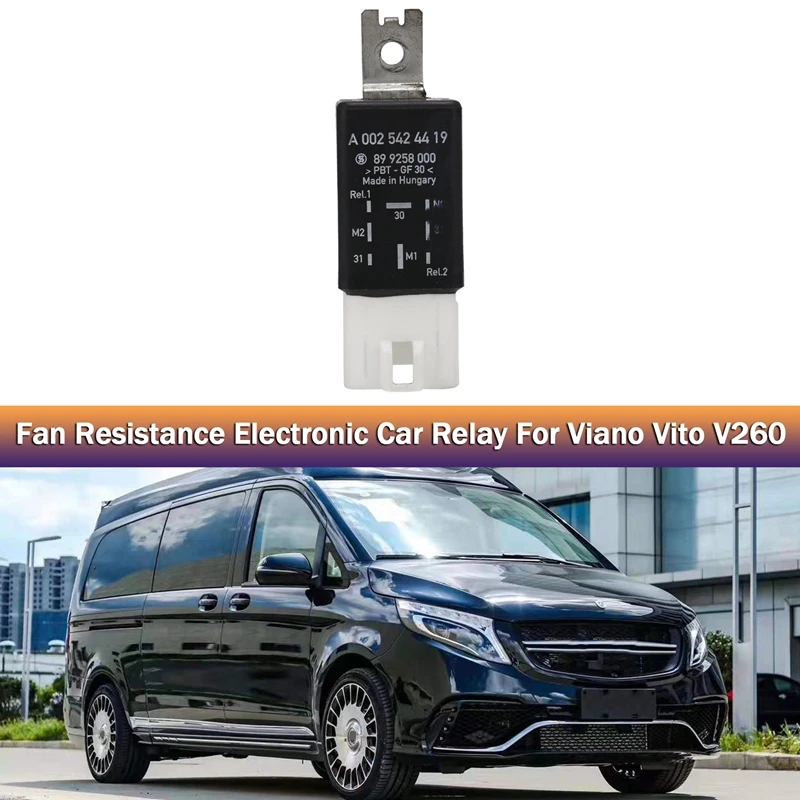 Электронное автомобильное вентиляторное реле для Mercedes-Benz Viano Vito V260L 0025424419 A0025424419
Электронное автомобильное вентиляторное реле для Mercedes-Benz Viano Vito V260L 0025424419 A0025424419