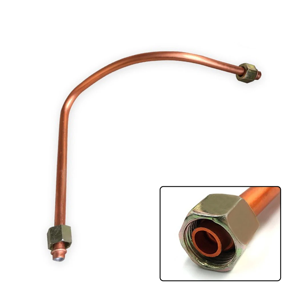 

1pc Air Compressor Exhaust Tube 7-way Aluminium Brass Inlet Pipe 7.8mm Copper Tone 10×450mm 16×13mm Hardware Pneumatic Parts