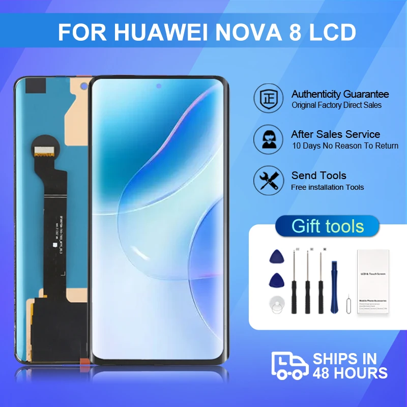 1Pcs 6.57 Inch Nova 8 5G Display For Huawei Nova 8 Lcd Touch Screen Digitizer ANG-AN00 Assembly With Frame Free Shipping
1Pcs 6.57 Inch Nova 8 5G Display For Huawei Nova 8 Lcd Touch Screen Digitizer ANG-AN00 Assembly With Frame Free Shipping