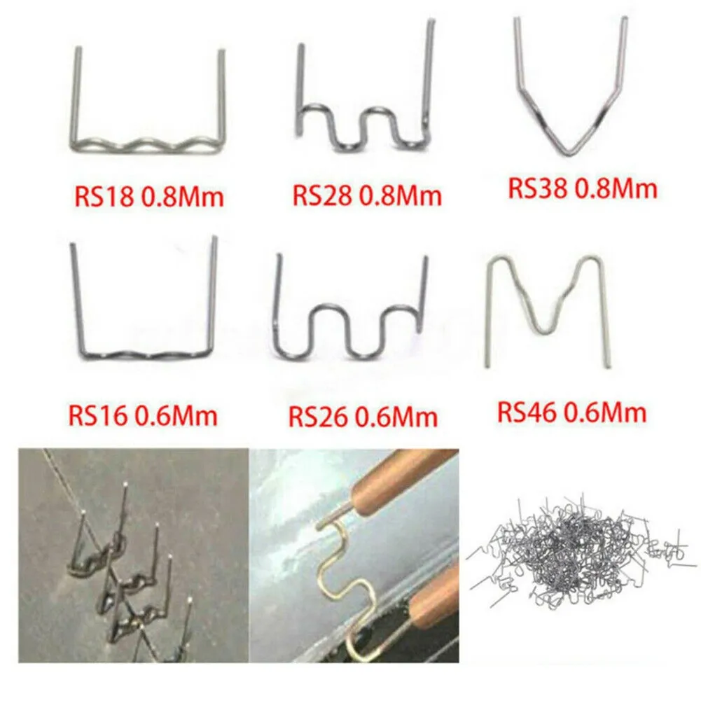 100 PCS Hot Stapler Staples For Plastic Welder Automotive Repair Machine Welding Wire Car Bumper Repair Welding Tool Accessories
100 PCS Hot Stapler Staples For Plastic Welder Automotive Repair Machine Welding Wire Car Bumper Repair Welding Tool Accessories