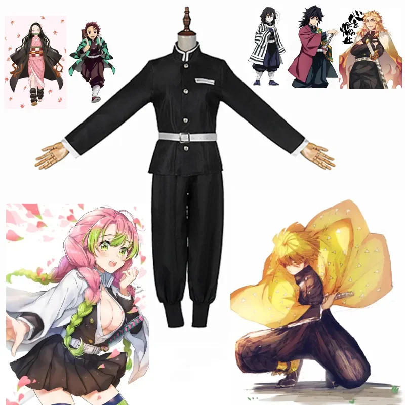 Anime Demon Slayer Kimetsu No Yaiba Tanjrou Kamado Top Jacket Pants Team Uniform Black Aldult Kids Halloween Costume
Anime Demon Slayer Kimetsu No Yaiba Tanjrou Kamado Top Jacket Pants Team Uniform Black Aldult Kids Halloween Costume
