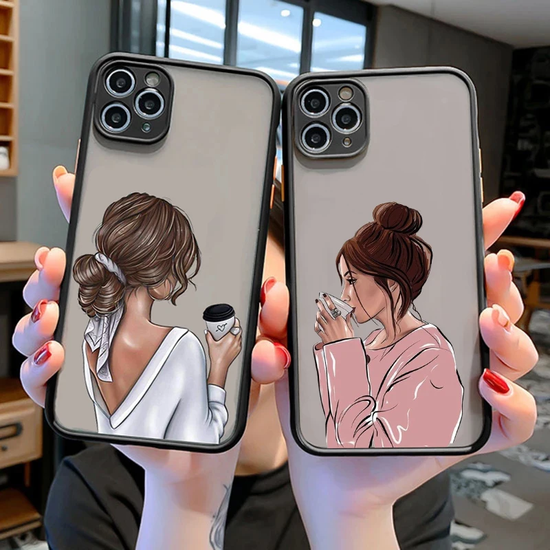 Fashion girl Princess Female boss coffee Phone Case for iphone 13 11 12 14 Pro Max XS Max 8 7 6 14 Plus X XS XR Matte hard cover
Fashion girl Princess Female boss coffee Phone Case for iphone 13 11 12 14 Pro Max XS Max 8 7 6 14 Plus X XS XR Matte hard cover