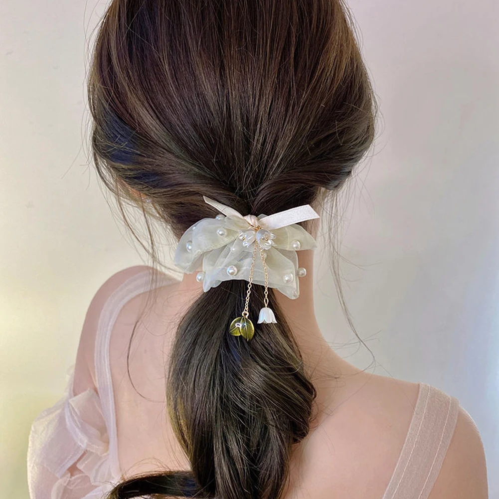 Elegant Flower Pendant Hair Scrunchies Pearl Hair Band Women Girls Ponytail Holder Hair Rubber Bands Hair Ties Hair Accessories
Elegant Flower Pendant Hair Scrunchies Pearl Hair Band Women Girls Ponytail Holder Hair Rubber Bands Hair Ties Hair Accessories