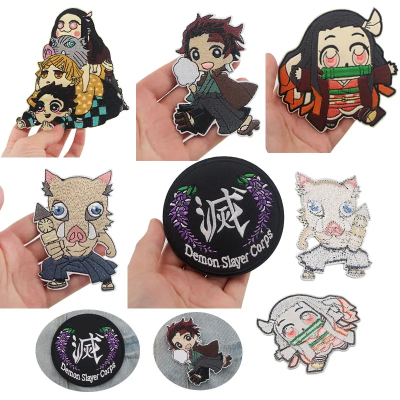 Ghost Slayer Anime Embroidery Cloth Patch Japanese Cartoon Clothing Patch Iron on Patches for Clothes Embroidery Supplies Logo
Ghost Slayer Anime Embroidery Cloth Patch Japanese Cartoon Clothing Patch Iron on Patches for Clothes Embroidery Supplies Logo