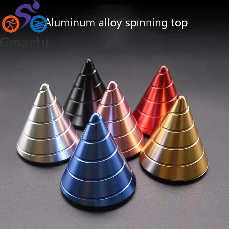 1PC Metal Desktop Stress Relief Cone Gyroscope Office Desk Fidget Toys Optical Illusion Flowing Finger Toys Kids Adult Gifts
1PC Metal Desktop Stress Relief Cone Gyroscope Office Desk Fidget Toys Optical Illusion Flowing Finger Toys Kids Adult Gifts