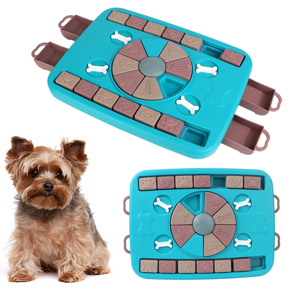 Pet Puzzle Toys Interactive Food Dispenser Increase IQ NonSlip Slow Feeder Slowly Eating Bowl Pet Cat Dogs Training Game
Pet Puzzle Toys Interactive Food Dispenser Increase IQ NonSlip Slow Feeder Slowly Eating Bowl Pet Cat Dogs Training Game