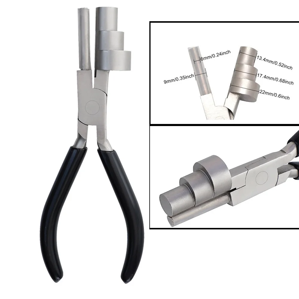 Wire Bending Pliers Multi-Size 13 17&22mm Stainless Steel Jaws Grip Handle DIY Jewelry Making Wire Bending Tools
Wire Bending Pliers Multi-Size 13 17&22mm Stainless Steel Jaws Grip Handle DIY Jewelry Making Wire Bending Tools