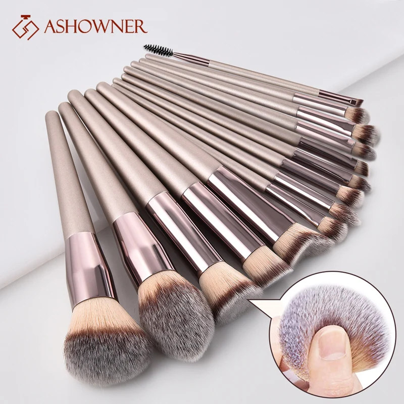 Hot Champagne Makeup Brushes Set For Cosmetic Foundation Powder Blush Eyeshadow Kabuki Blending Face Beauty Make Up Tool
Hot Champagne Makeup Brushes Set For Cosmetic Foundation Powder Blush Eyeshadow Kabuki Blending Face Beauty Make Up Tool