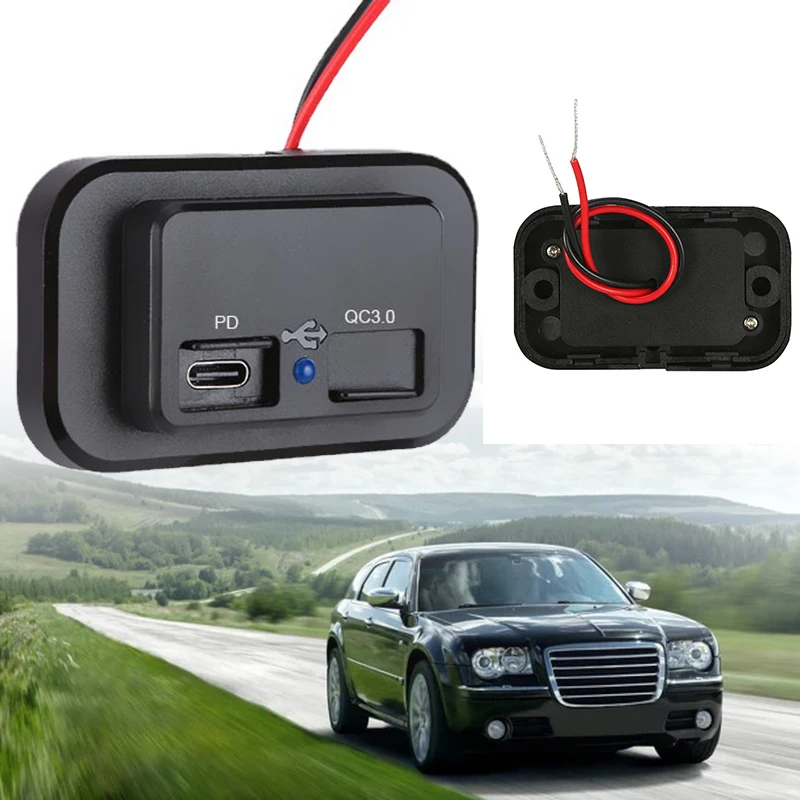 12/24V Dual USb Ports Charger Socket For Motorcycle Auto Truck Boat Car Bus Power Adapter Outlet Motorhome Caravan
12/24V Dual USb Ports Charger Socket For Motorcycle Auto Truck Boat Car Bus Power Adapter Outlet Motorhome Caravan
