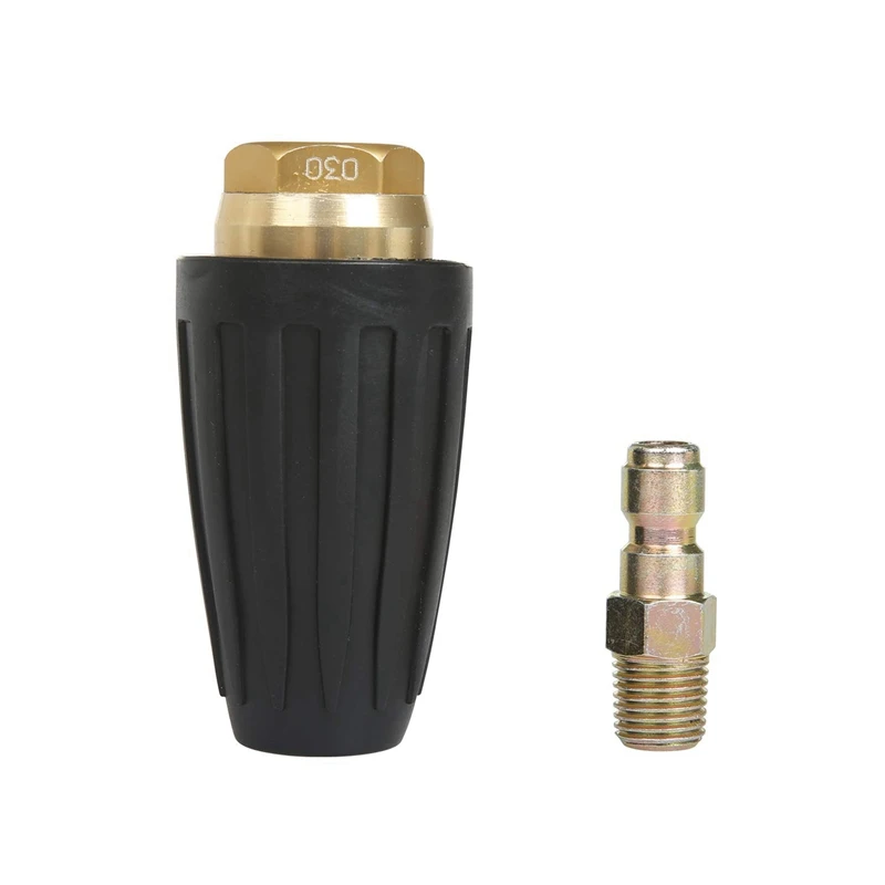 5X Universal Pressure Washer Turbo Nozzle For High Pressure Outlet Fitting Rotary For Spinning Discharge Water 3000 Psi
5X Universal Pressure Washer Turbo Nozzle For High Pressure Outlet Fitting Rotary For Spinning Discharge Water 3000 Psi