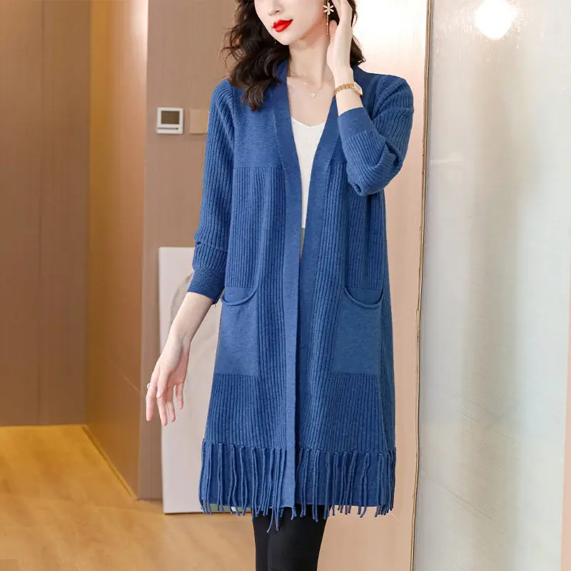 Fringed Sweater Cardigan Knitted Jacket Spring And Autumn 2022 New Women's Clothing Fashion Casual Thin Section Shawl Coat T197
Fringed Sweater Cardigan Knitted Jacket Spring And Autumn 2022 New Women's Clothing Fashion Casual Thin Section Shawl Coat T197