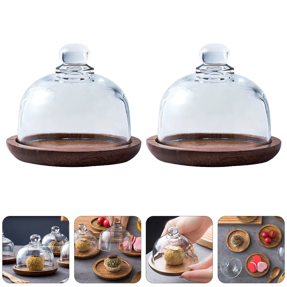 2Pcs Wooden Cake Plates Cake Display Tray Dessert Plate Dessert Tray with Dome Lid Desktop Afternoon Tea Birthday Dessert Tray
2Pcs Wooden Cake Plates Cake Display Tray Dessert Plate Dessert Tray with Dome Lid Desktop Afternoon Tea Birthday Dessert Tray
