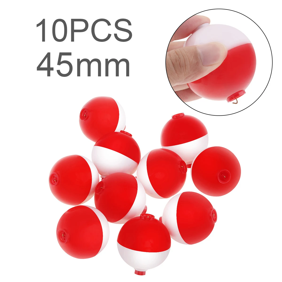 10 шт./лот 45 мм/1,77 дюйма поплавок для рыбалки набор твердых ABS защелкивающихся красных белых кнопок круглый буй
10 шт./лот 45 мм/1,77 дюйма поплавок для рыбалки набор твердых ABS защелкивающихся красных белых кнопок круглый буй