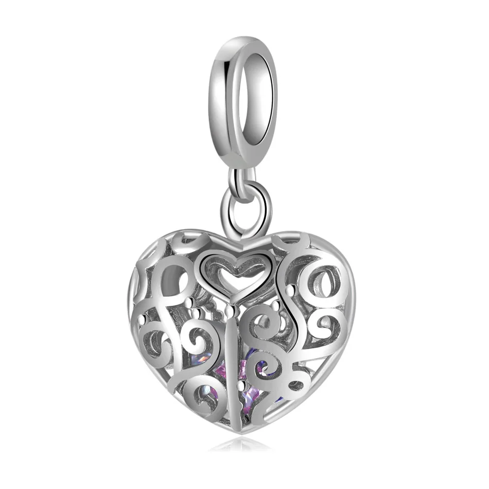 Regal Purple Heart Love Dangle Charm fit Women Bracelet Necklace Lady Girl DIY Jewelry Gift S925 Sterling Silver Bead
Regal Purple Heart Love Dangle Charm fit Women Bracelet Necklace Lady Girl DIY Jewelry Gift S925 Sterling Silver Bead