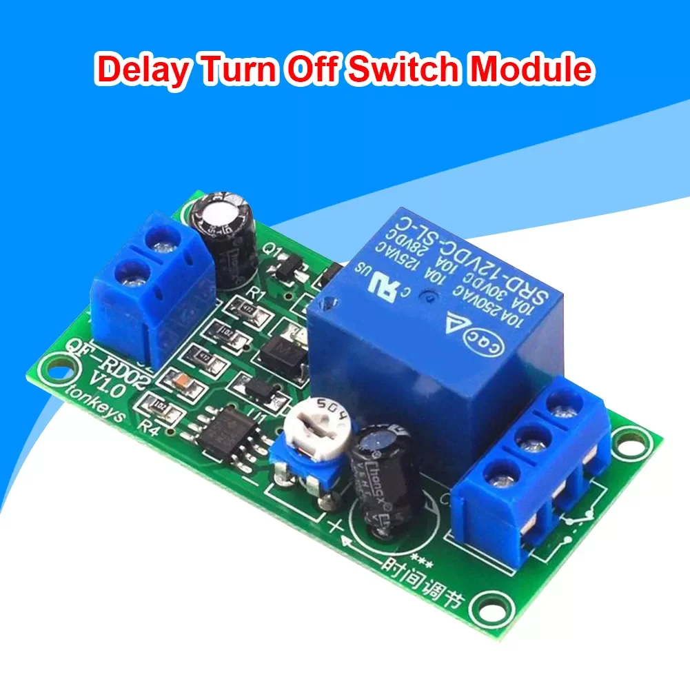 Quality Delay Relay Delay Turn On / Delay Turn Off Switch Module with Timer DC 12V Time Adjsutable Delay Relay Module
Quality Delay Relay Delay Turn On / Delay Turn Off Switch Module with Timer DC 12V Time Adjsutable Delay Relay Module