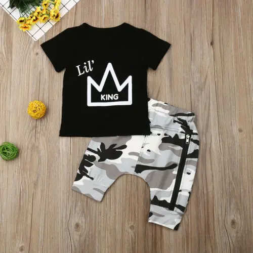 Citgeett Summer Toddler Kids Baby Boys Tops T-shirt Camo Pants 2Pcs Outfits Set LL081
Citgeett Summer Toddler Kids Baby Boys Tops T-shirt Camo Pants 2Pcs Outfits Set LL081