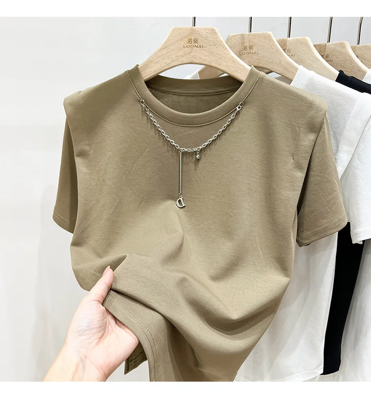 Short-sleeved t-shirt womens summer 2023 new patchwork irregular hem design feeling loose thin jacket black
Short-sleeved t-shirt womens summer 2023 new patchwork irregular hem design feeling loose thin jacket black