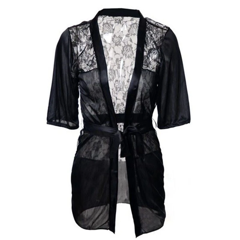 Sexy Women Lingerie Lace Night Dress Sleepwear Nightgown Bandage Through Sexy Sheer Sleep Dress
Sexy Women Lingerie Lace Night Dress Sleepwear Nightgown Bandage Through Sexy Sheer Sleep Dress