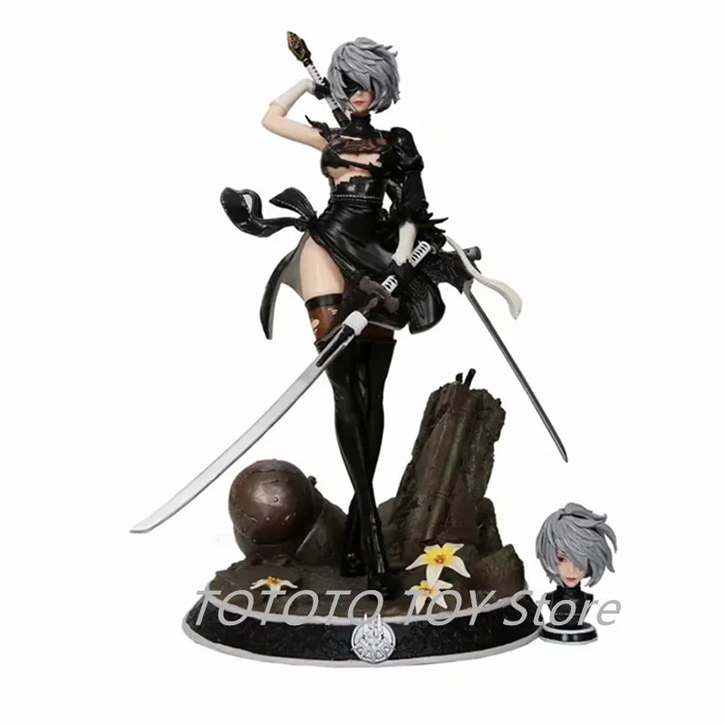 33CM NieR Automata Anime YoRHa No.2 Type B Action Figure Automata HUNTER 2b Two Head 2b YoRHa Figurine Model Doll Gift
33CM NieR Automata Anime YoRHa No.2 Type B Action Figure Automata HUNTER 2b Two Head 2b YoRHa Figurine Model Doll Gift