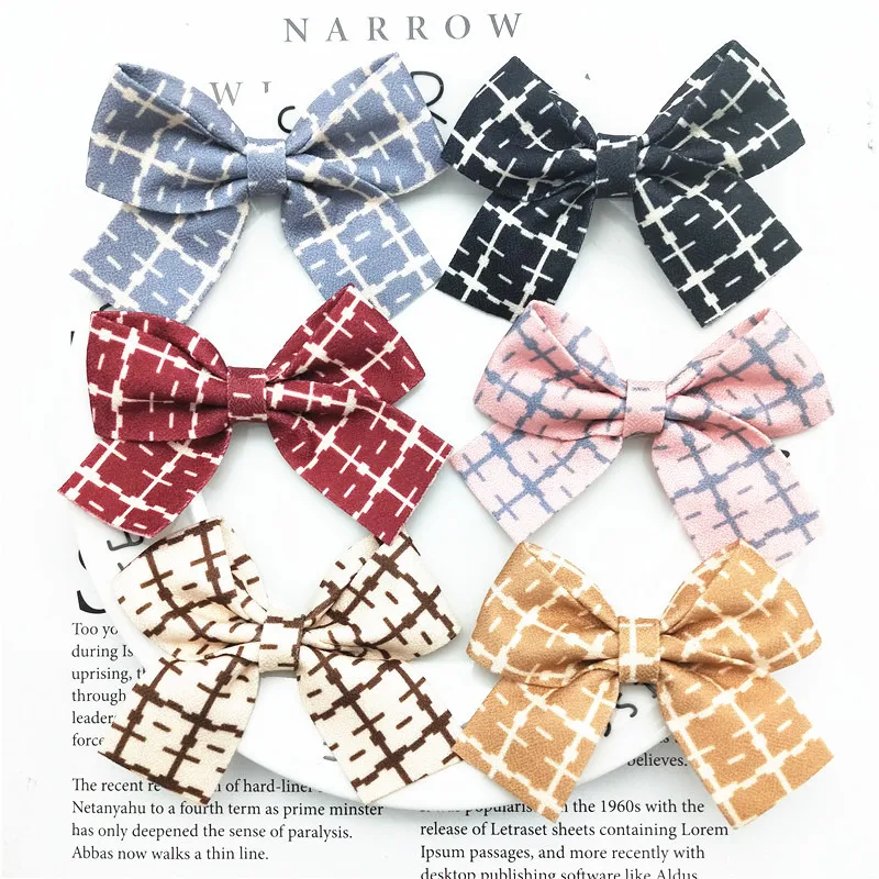 16Pcs/LOT 7*5.5CM Print Stripe Bowknot Padded Appliqued For DIY Handmade Kawaii Children Hair Clip Accessories Hat Shoes
16Pcs/LOT 7*5.5CM Print Stripe Bowknot Padded Appliqued For DIY Handmade Kawaii Children Hair Clip Accessories Hat Shoes