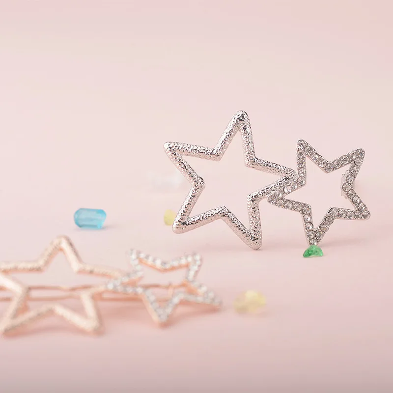 1 Pcs Star Rhinestone Alloy Hair Clip Bridal Hairpin Headwear Girls Hair Accessories Designer Geometric Hair Clips For Women
1 Pcs Star Rhinestone Alloy Hair Clip Bridal Hairpin Headwear Girls Hair Accessories Designer Geometric Hair Clips For Women