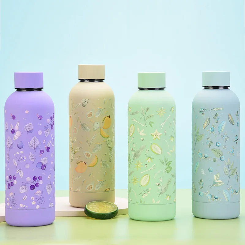 500ML Stainless Steel Small Caliber Sports Water Bottle 3D Printing Vacuum Thermos Tumbler with Lid Portable Water Cup For Gift
500ML Stainless Steel Small Caliber Sports Water Bottle 3D Printing Vacuum Thermos Tumbler with Lid Portable Water Cup For Gift