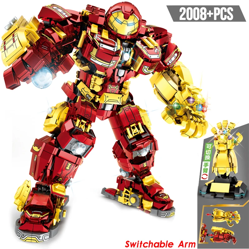 

Конструктор MOC War Железный суперпанцирь робот, военные герои, фигурки мужчин, оружие, кирпичи, игрушки, детский подарок